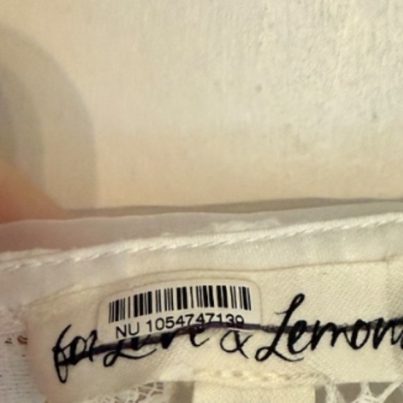 New! For Love & Lemons Santo Eyelash Lace Ruffles Romper White 3399 - Picture 10 of 15